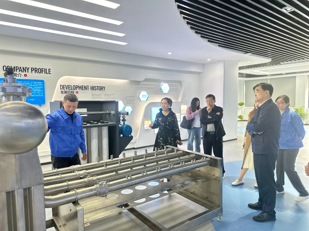 江蘇省環保產業研究會陳蒙蒙會長、陳志鵬副會長一行蒞臨協昌環保考察調研插圖1